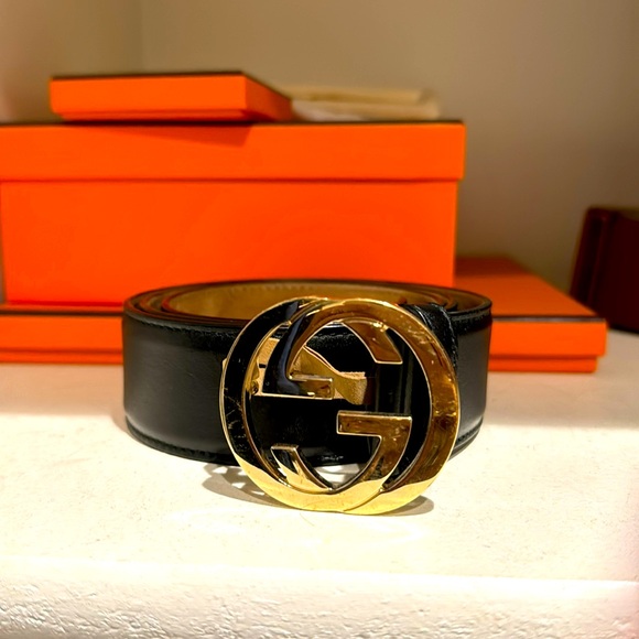 Gucci Belt - Black size 85 - Picture 1 of 2